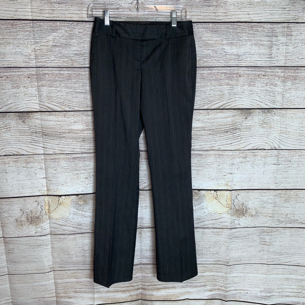 Ann Taylor Curvy Petite Black and Grey Dress Pants